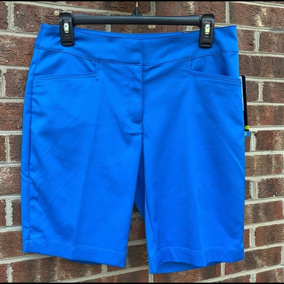 NWT PGA Tour Blue Motion Flux 360 Golf Shorts Women 4 - Picture 9 of 10